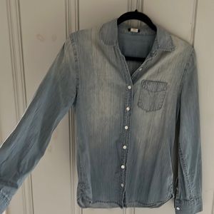 J Crew denim shirt size 2